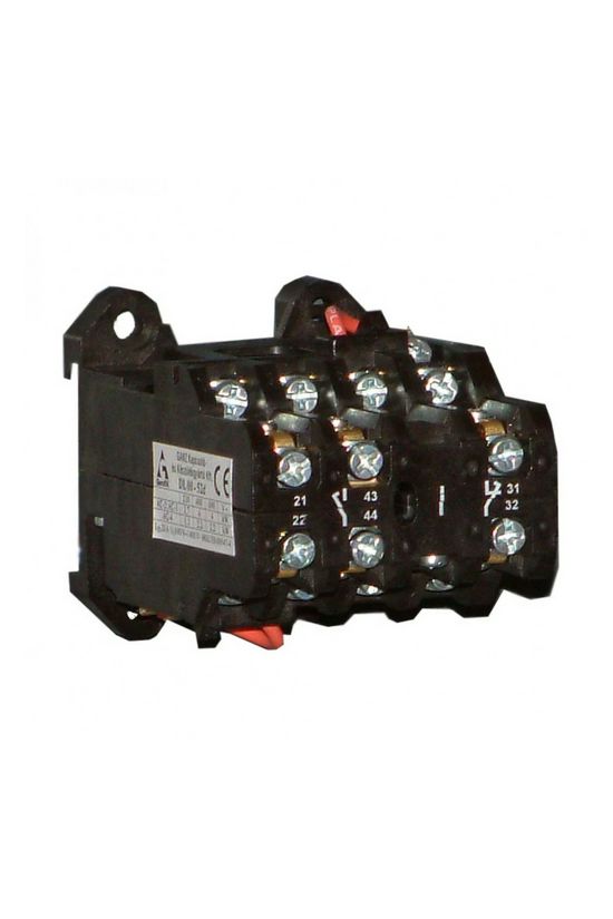 Kontaktor (mágnesk) 4.5kW/400VAC-3 3Z 230V50Hz 2z 2ny csavaros DIL00-52(D) Ganz KK - 200-3806-650-DL