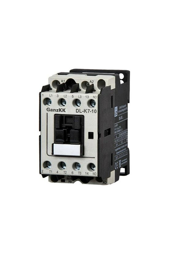 Kontaktor (mágnesk) 7.5kW/400VAC-3 3Z 230V50Hz 1z csavaros 32A/AC-1/400V DIL-K7-10 Ganz KK - 300-0002-350-DL
