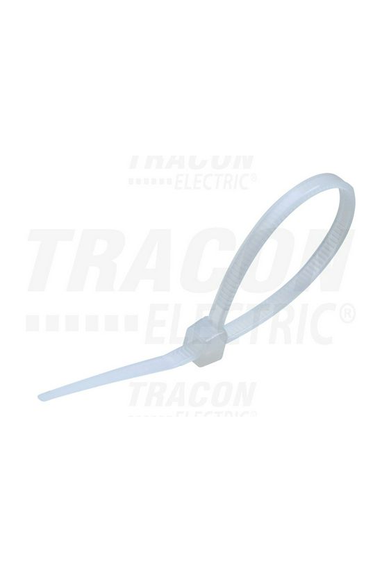 Kötegelő 140mm x 3.6mm natúr műanyag belsőfogas 36mm-max.kötegátmérő TRACON - 150PR