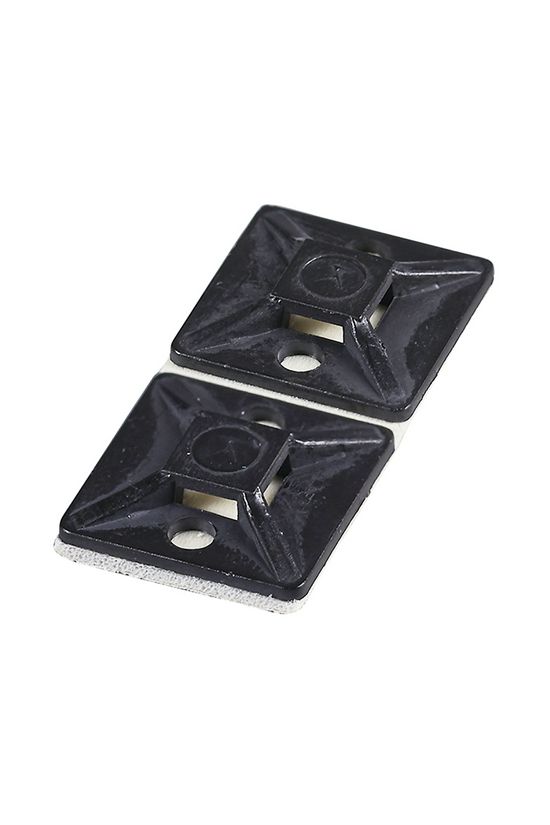 Kötegelő talp öntapadós és csavarozható 19x19x3,6 mm négy oldalt fűzhető Haupa - 262161