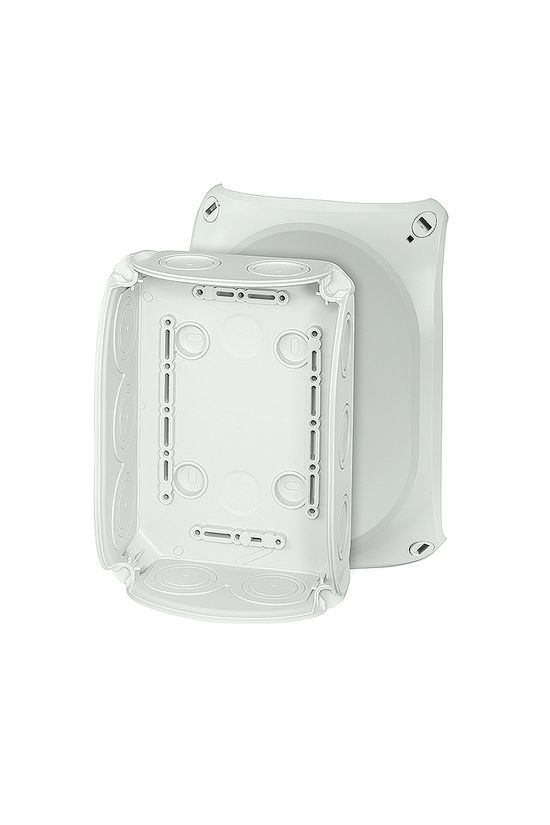 Kötődoboz falonkívüli 130mmx 180mmx 77mm szürke műanyag IP66 12 DK 1000 GZ Hensel - 62000156