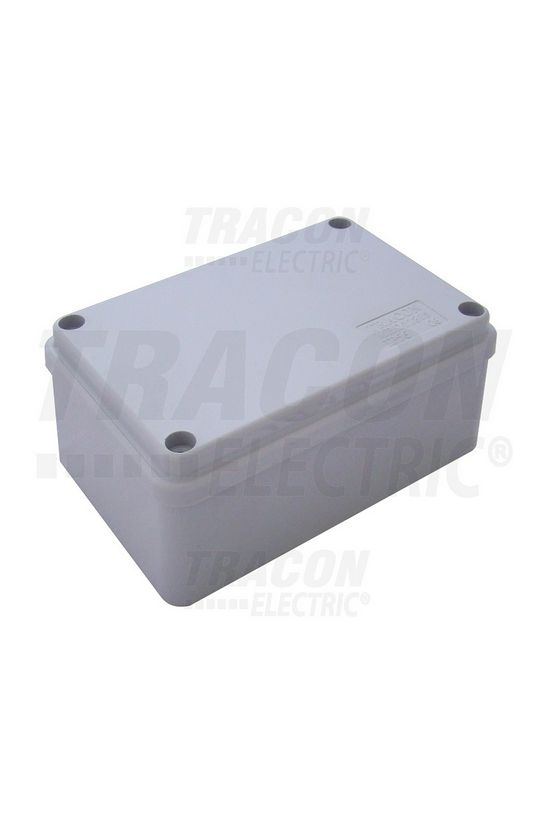 Kötődoboz falonkívüli 80mmx 120mm 50mm szürke műanyag IP54 6 kábel/cső MED TRACON - MED12085