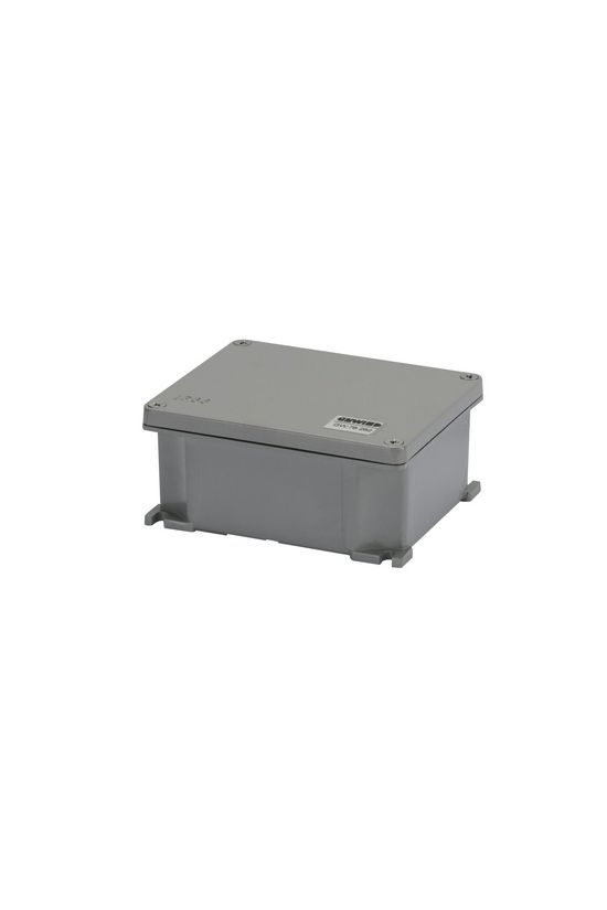 Kötődoboz falonkívüli alumínium 167mm x 189mm-hossz 80mm IP66 szürke teli fedél GWConnect GEWISS - GW76264