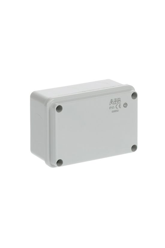 Kötődoboz falonkívüli műanyag 105mm x 70mm 50mm szürke teli fedél-fedél IP55 System Pro E ABB - M008500000