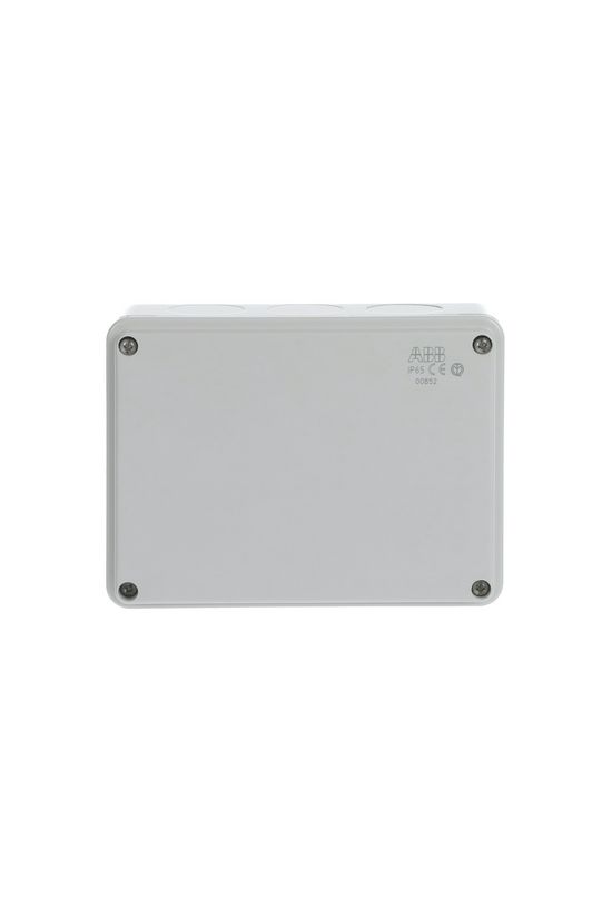 Kötődoboz falonkívüli műanyag 153mm x 110mm 66mm szürke teli fedél-fedél IP55 System Pro E ABB - M008520000