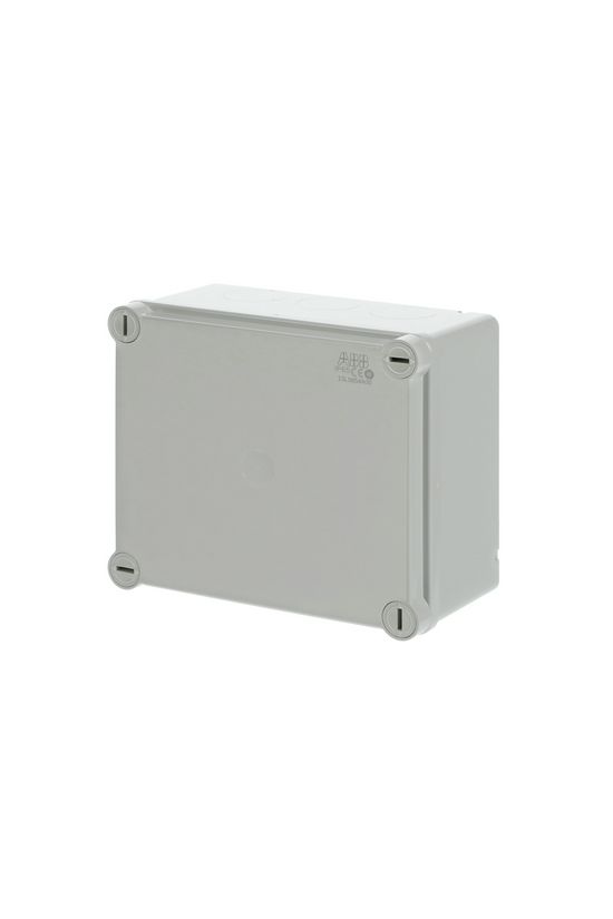 Kötődoboz falonkívüli műanyag 160mm x 135mm 77mm szürke teli fedél-fedél IP55 System Pro E ABB - 1SL0854A00