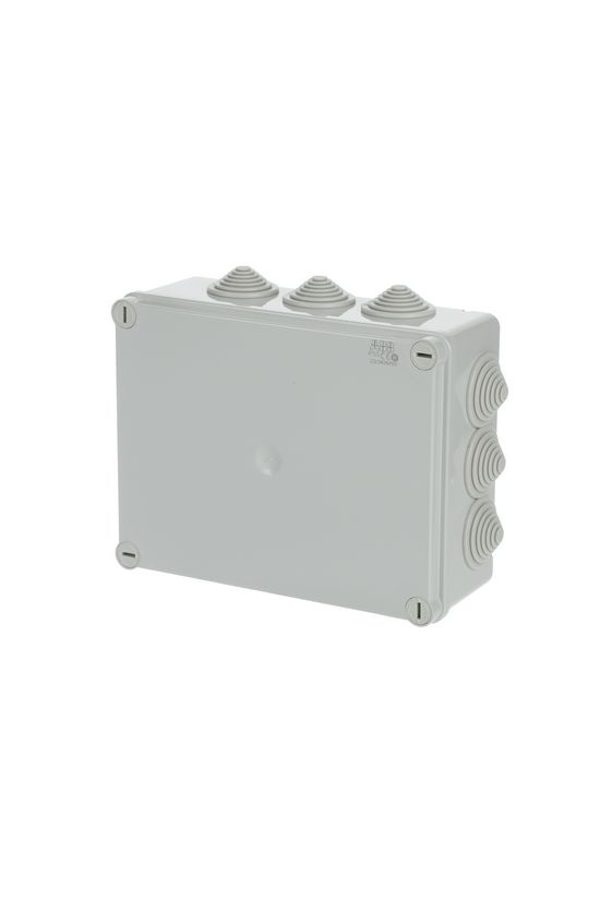 Kötődoboz falonkívüli műanyag 220mm x 170mm 80mm szürke teli fedél-fedél IP55 System Pro E ABB - 1SL0826A00