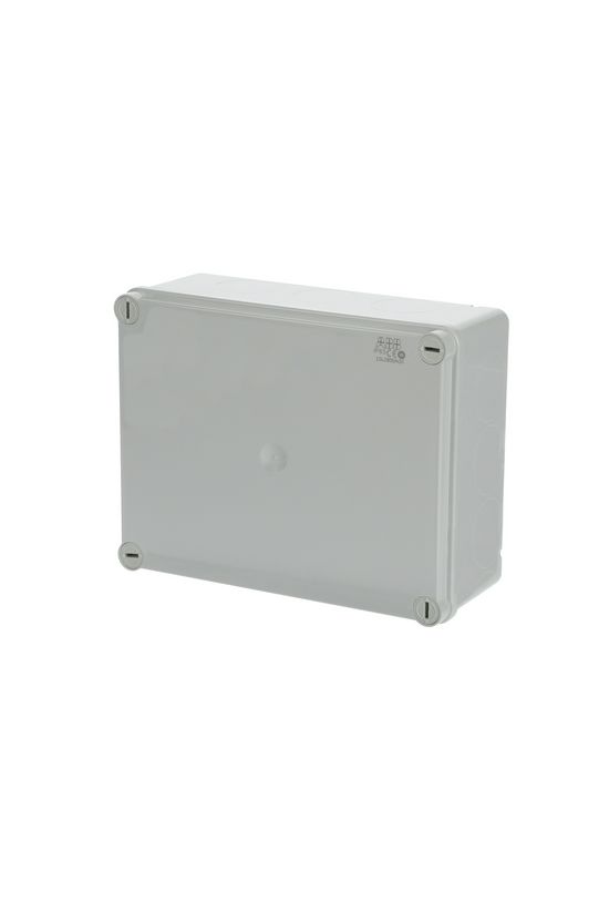 Kötődoboz falonkívüli műanyag 220mm x 170mm 80mm szürke teli fedél-fedél IP55 System Pro E ABB - 1SL0856A00