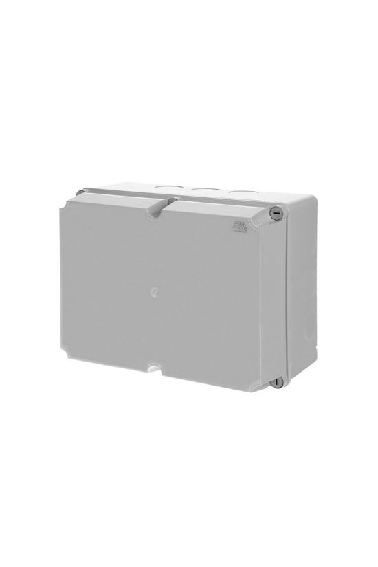Kötődoboz falonkívüli műanyag 310mm x 240mm 160mm szürke teli fedél-fedél IP55 System Pro E ABB - 1SL0864A00