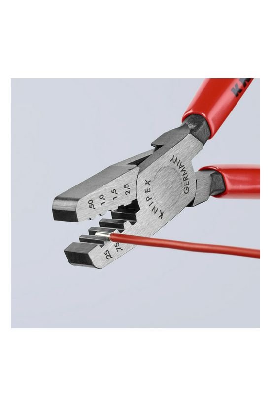 Krimp fogó 0.25-2.50mm2 trapéz-présforma 145mm KNIPEX - 9761145A
