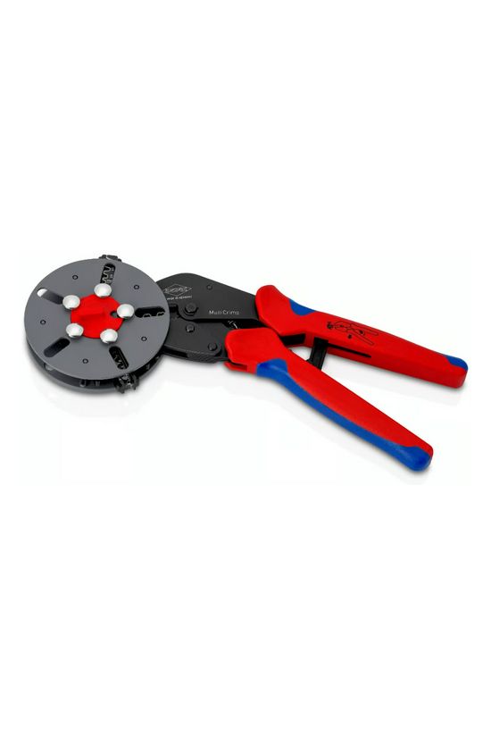 Krimp fogó PV-csatlakozókhoz (MC4) 3cserélhető pofával mechanikus 0.5-10mm2 MultiCrimp KNIPEX - 973303