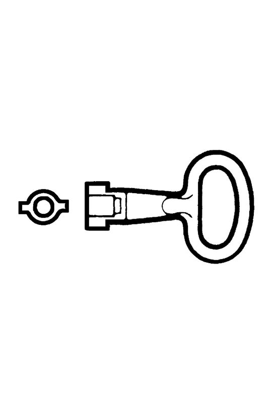 Kulcs 5mm CRN-hez kéttollú Spacial/Thalassa Schneider - NSYLDB5