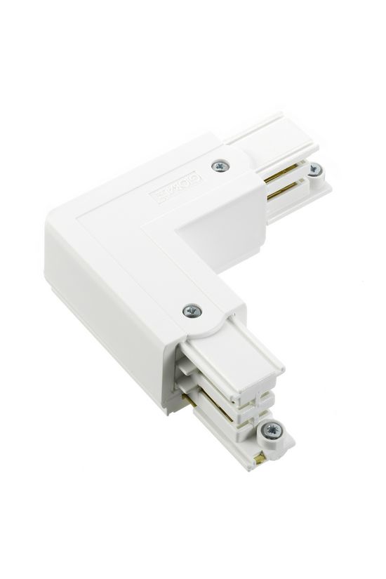 L-kanyarelem 3F világítási sínhez 16A bal 230-400V 3F falonkívüli fehér alumínium XTS 34-3 LIVAL - 19170343