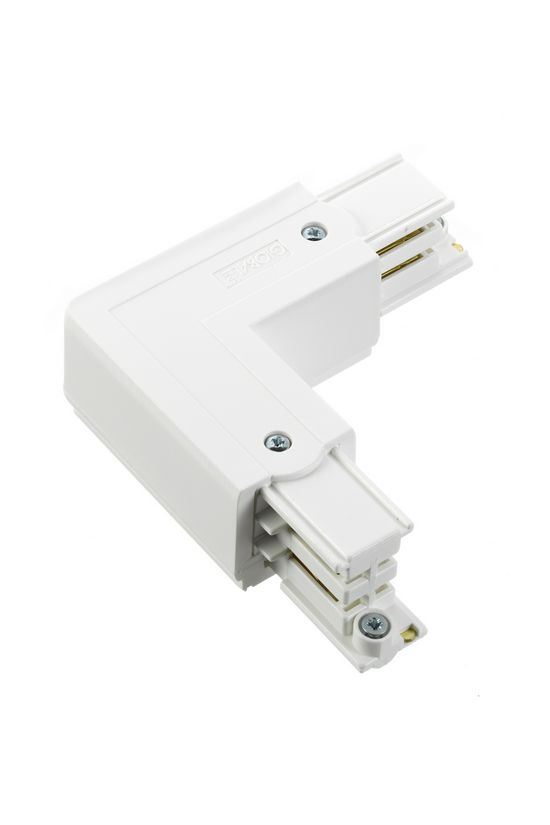 L-kanyarelem 3F világítási sínhez 16A jobb 230-400V 3F falonkívüli fehér alumínium XTS 35-3 LIVAL - 19170353