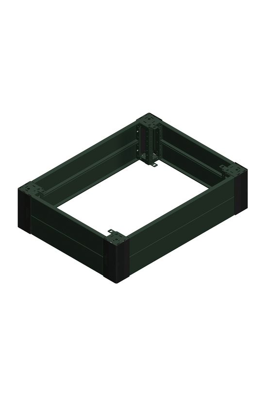 Lábazat első+hátsó elemek acél szürke 100mm-ma 600mm-sz 600mm-mé Spacial Schneider - NSYSPF6100