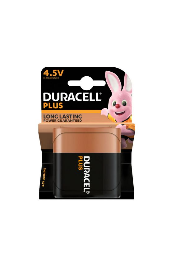 Lapos elem 3R12 4.5V alkáli-mangán 3 R 12 lapos Plus Power DURACELL - 4,5VPLUSPOWB1
