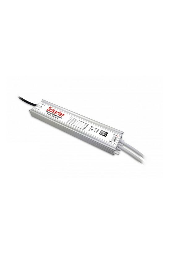 LED előtét állandó áramú 150W 12V 12500mA fém tokozás-ház IP67 Scharfer - SCH-150-12
