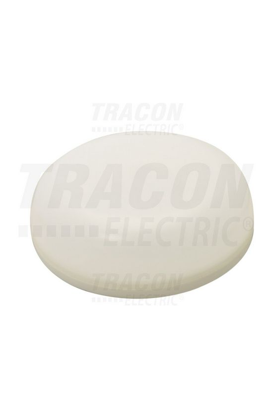 LED fali lámpatest védett kerek falonkívüli 1x 12W 230V 840lm 4000K IP54 TRACON - LFEK12NW