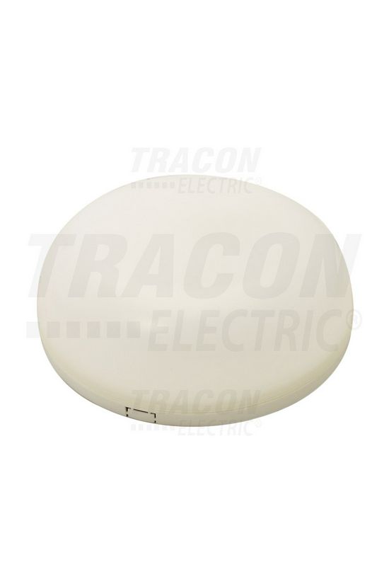 LED fali lámpatest védett kerek falonkívüli 1x 6W 230V 420lm 4000K IP54 TRACON - LFEK6NW