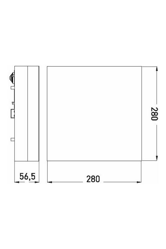 LED fali/mennyezeti lámpatest védett 25000h falonkívüli 1x 24W 220-240V 1900lm Smart-S GREENLUX 3év garancia - GXLS287