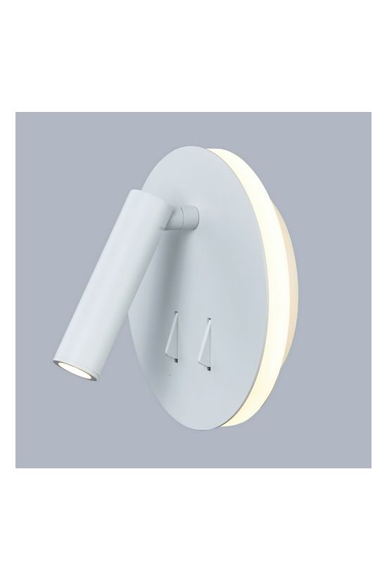 LED fali szpot lámpatest falonkívüli 2x 4.5W 220-240V AC 750lm 3000K IP20 Nemo ITALUX - SP.7348-02A-WH