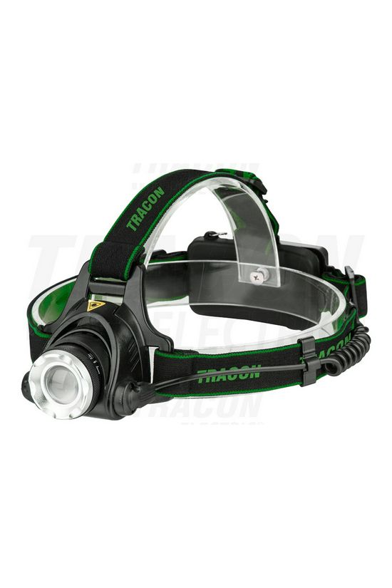 LED fejlámpa 5W tölthető Li-ion 1,5Ah 500lm fókuszállítós műanyag 1x TRACON - HL500B