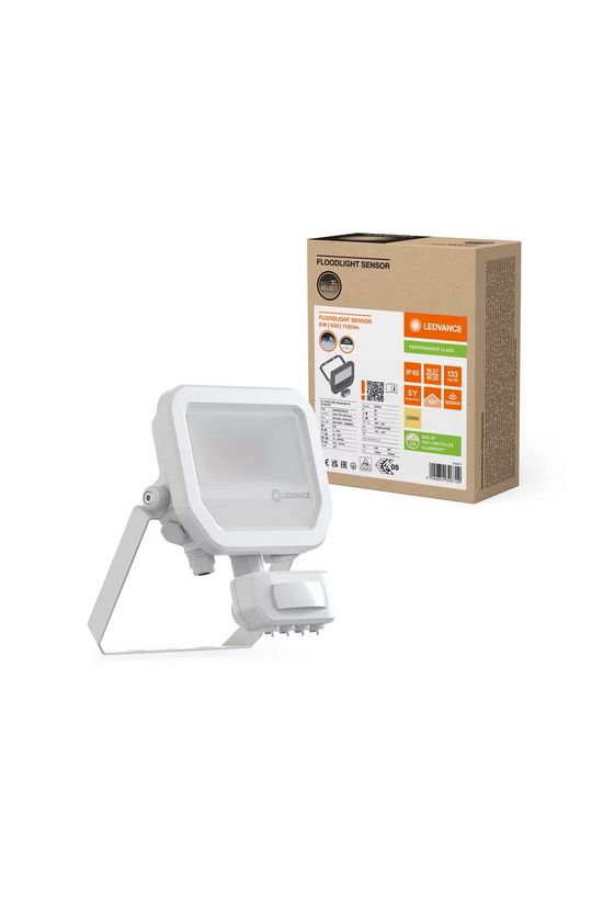 LED fényvető 12m/40-160°-érzékelős 6-8W 220-240V AC 780-1100lm 3000K fehér IP66 FL10SNP LEDVANCE - 4099854306709