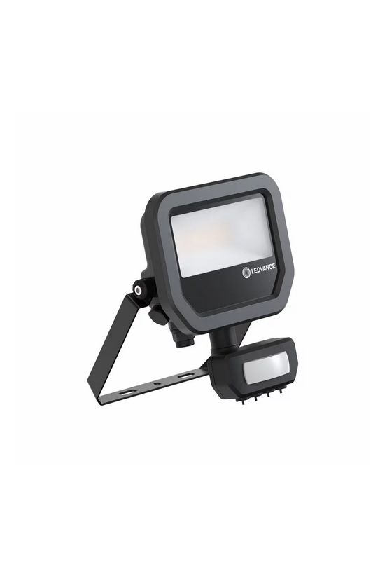 LED fényvető 12m/40-160°-érzékelős 6-8W 220-240V AC 780-1100lm 3000K fekete IP66 FL10SNP LEDVANCE - 4099854306747