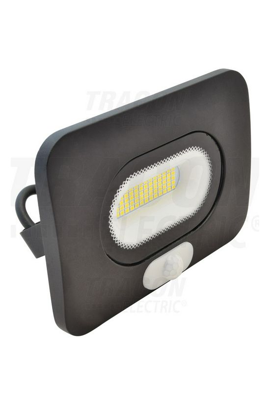 LED fényvető max.10m/110°érzékelővel A 25000h 18x 10W 220-240V AC 750lm 4000K fekete-ház TRACON - RSMDLM10