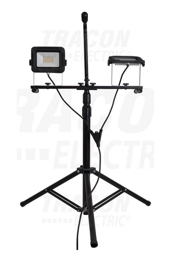LED fényvető munkalámpa 3200lm 840 120° 30000h tripod beépített LED 2x 20W 180-240V IP65 TRACON - RSMDAW220W