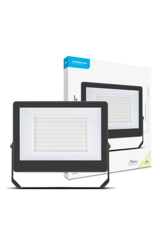 LED fényvető Slim 100W 220-240V AC 10000lm 4000K fekete alumínium IP65 A3-series Modee - ML-FLS4000K100WA3