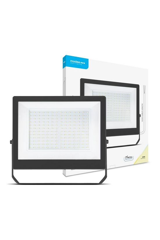 LED fényvető Slim 150W 220-240V AC 15000lm 4000K fekete alumínium IP65 A3-series Modee - ML-FLS4000K150WA3