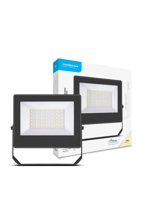 LED fényvető Slim 30W 220-240V AC 3000lm 4000K fekete alumínium IP65 A3-series Modee - ML-FLS4000K30WA3N