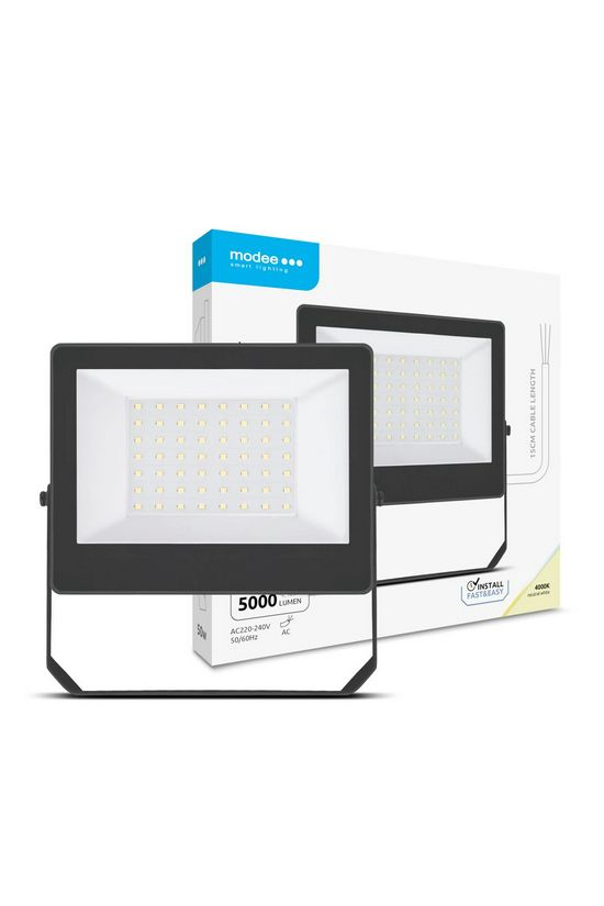 LED fényvető Slim 50W 220-240V AC 5000lm 4000K fekete alumínium IP65 A3-series Modee - ML-FLS4000K50WA3N