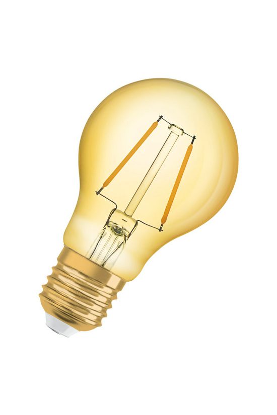 LED lámpa filament körte 2.5W 22W 220-240V AC E27 220lm 824 300° 15000h LED 1906 CLA LEDVANCE - 4058075293199