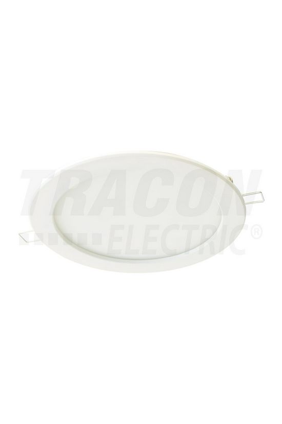 LED mélysugárzó lámpatest 1x 6W 220-240V AC 390lm 4000K IP44 TRACON - LED-DLV-6NW