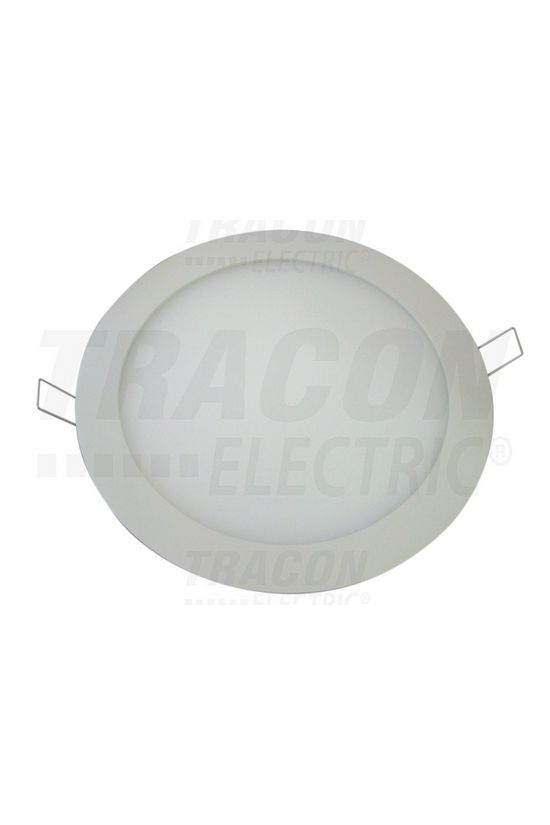 LED mélysugárzó lámpatest süllyesztett 1x 12W 220-240V AC 850lm 4000K IP40 TRACON - LED-DL-12NW