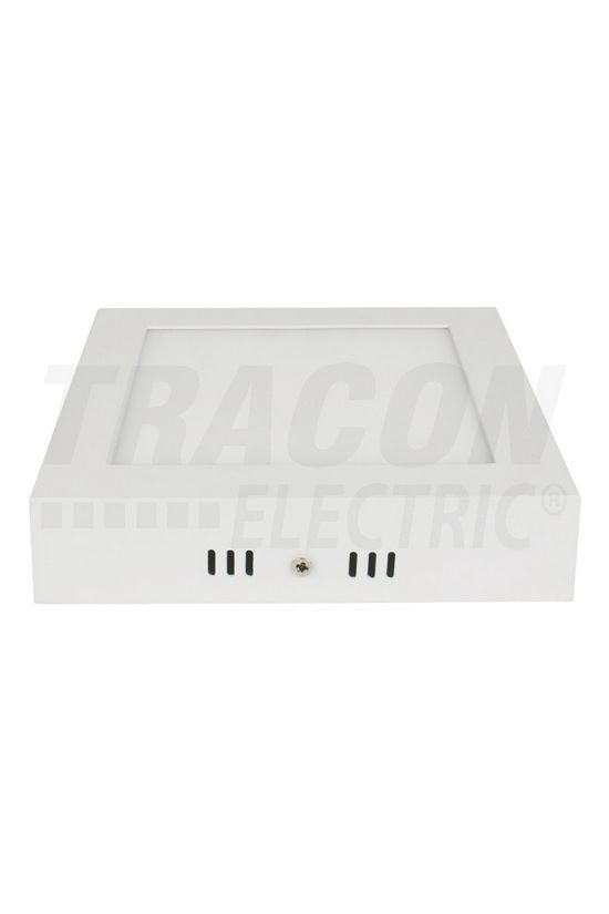 LED mennyezeti lámpatest négyzetes 25000h falonkívüli 1x 18W 230V 1200lm 4000K IP20 TRACON - LED-DLNF-18NW