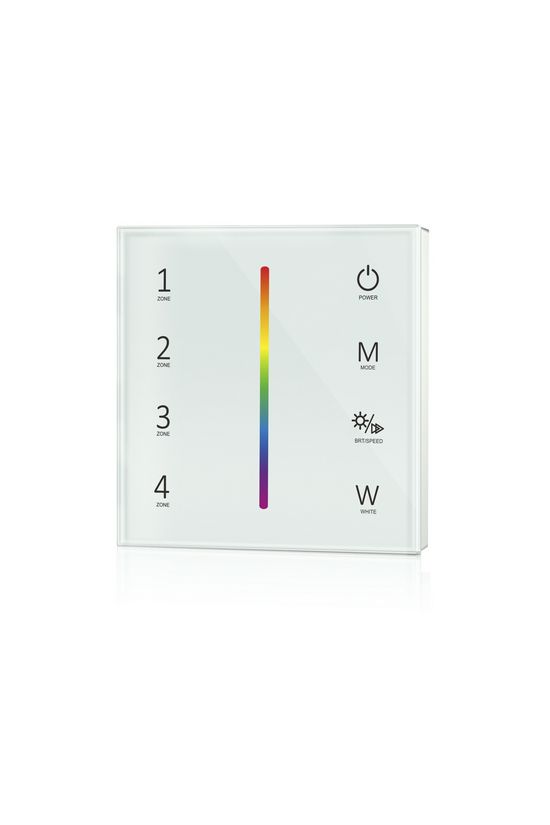 LED szalag vezérlő panel RF/2.4GHz RGBW/TW 4zóna IP20 LC RF TOUCH Panel RGBW LEDVANCE - 4058075435896