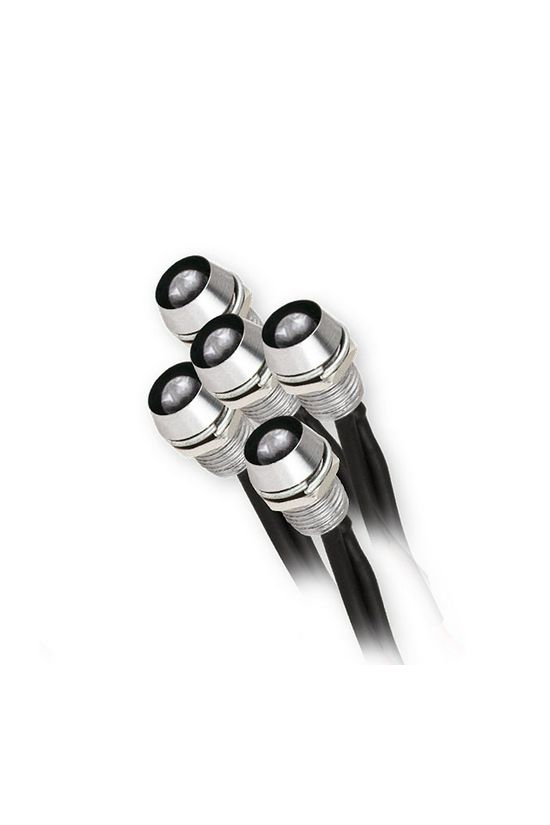 LED szpot lámpatest bútorvilágító 30000h (5db) 1x 0,22W 12V DC 5lm ezüst-ház OYO 5LED-CW KANLUX - 08121