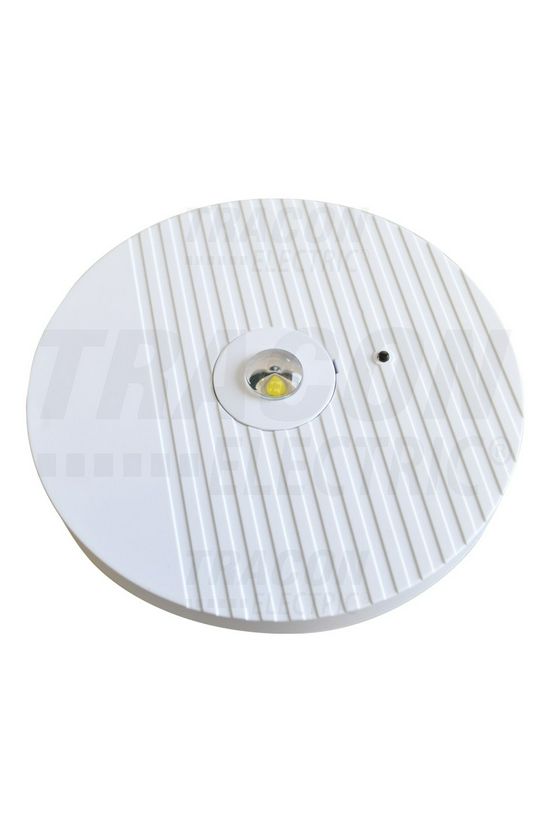 LED vészvilágító készenléti cserélhető lencsével 3W 230V AC 3h-szigetüzem beépíthető IP20 TRACON - TLBVM3W