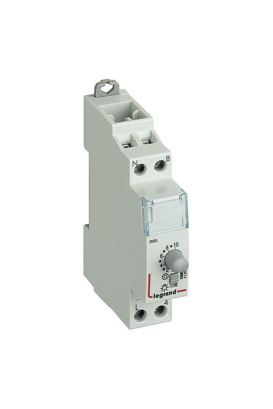 Lépcsőházi automata sorolható elektronikus 1z 0.5-10min-időzítés 16A 250V AC 1M Rex800 LEGRAND - 412602