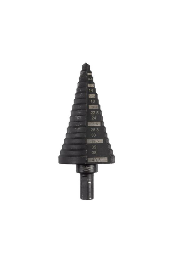 Lépcsős fúró 6mm-min. átmérő 40.5mm-max. átmérő 17-lépcső Milwaukee - 48899340
