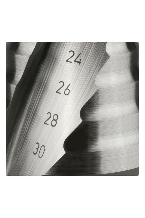 Lépcsősfúró készlet 3-darabos 4-12mm/4-20mm/4-30mm HSS RUKO - 101026