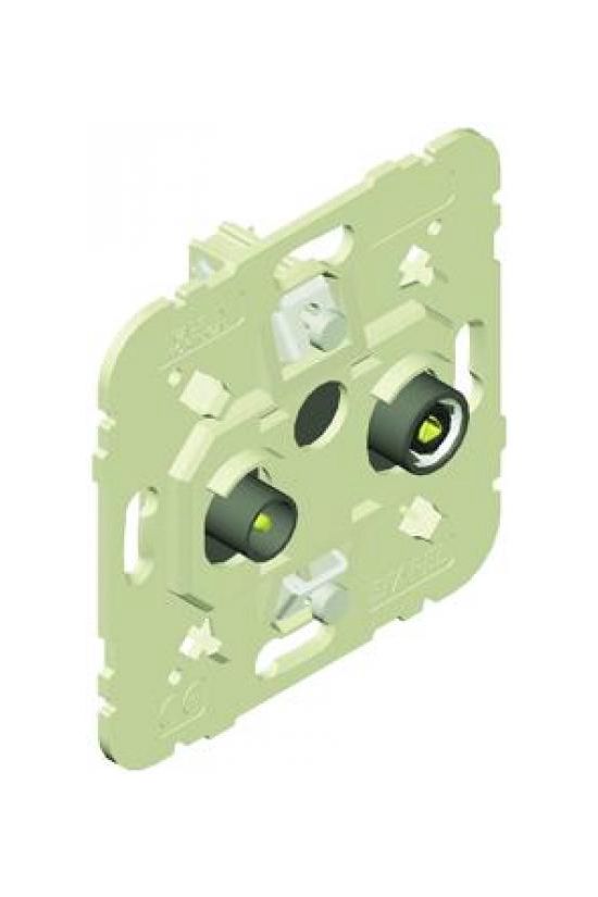 Logus90 antenna aljzat TV-R csillagpontos süllyesztett 2x végzáró 1dB/860MHz Elko EP - 21533