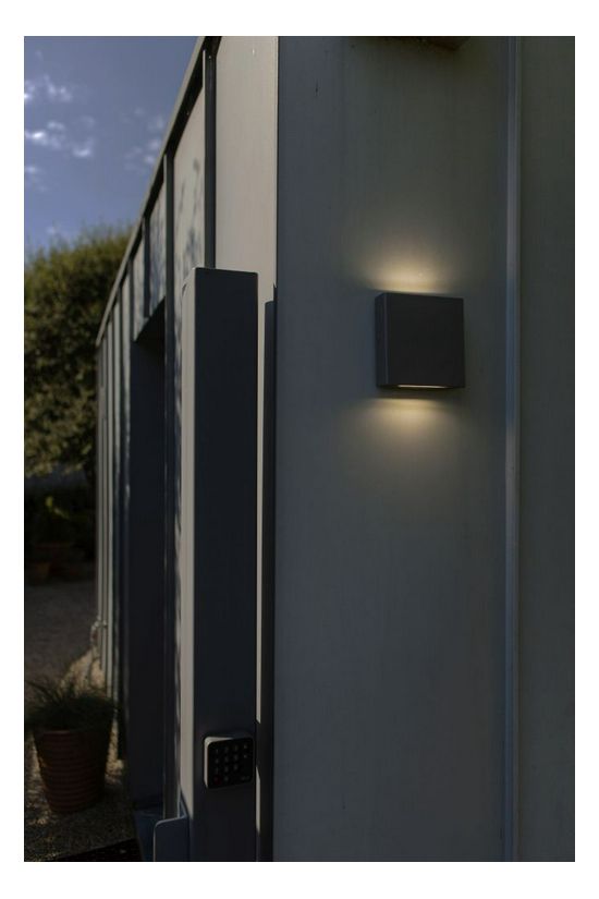 LUTEC 5102601125 PILI kültéri fali LED 8,5W 4000K 1310 lm antracit IP54 DIR/INDIR