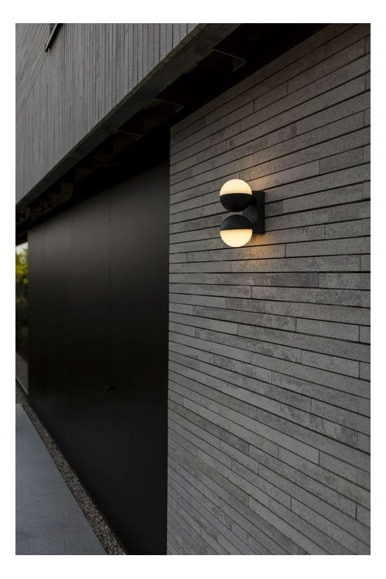 LUTEC 5138003118 LOOMA kültéri fali LED 15,6W 3000K 1600lm fekete/opál félgömb IP54 FORGATHATÓ DIR/INDIR