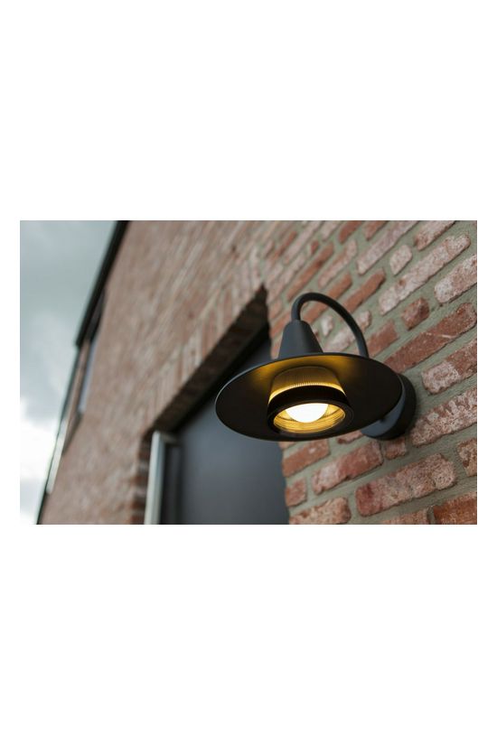 LUTEC 5213901012 SWAN kültéri fali 1*E27 fekete lefelé IP54