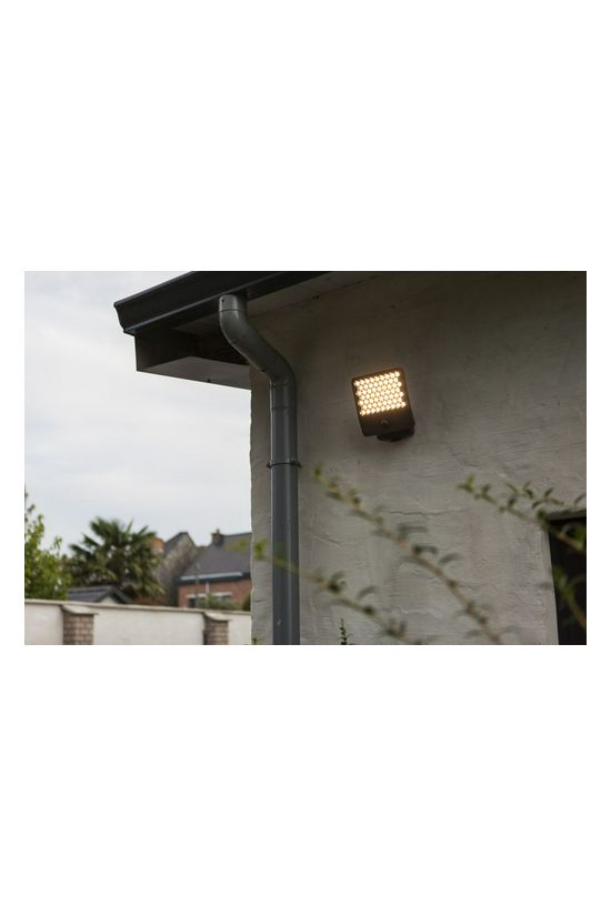 LUTEC 7801604118 ATLANTIS Flood Light kültérifényvető LED 24W 4000K 3200lm IP54+SZENZOR méhsejtes