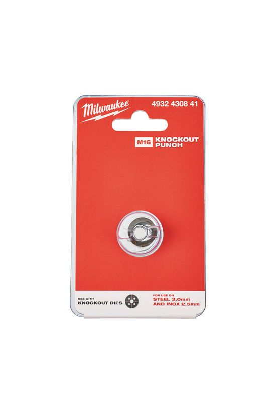 Lyukasztó bélyeg M16 3mm/Al 2,5mm/V4A lemezhez Milwaukee - 4932430841